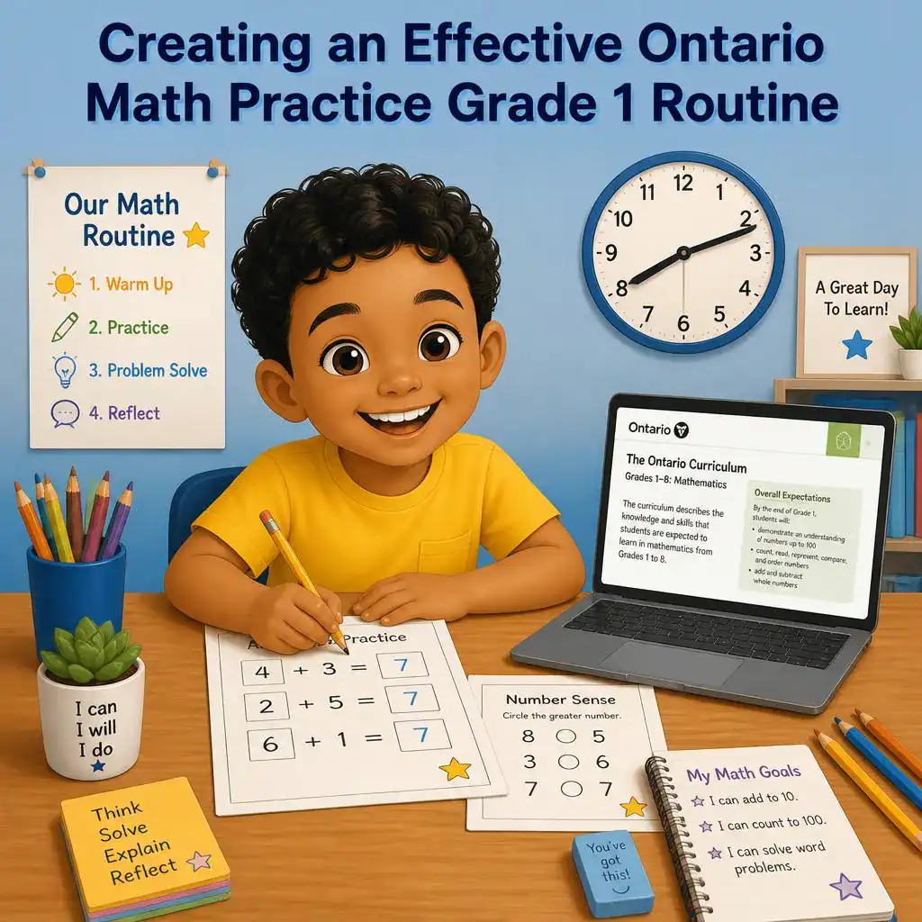 Creating an Effective Ontario Math Practice Grade 1 Routine