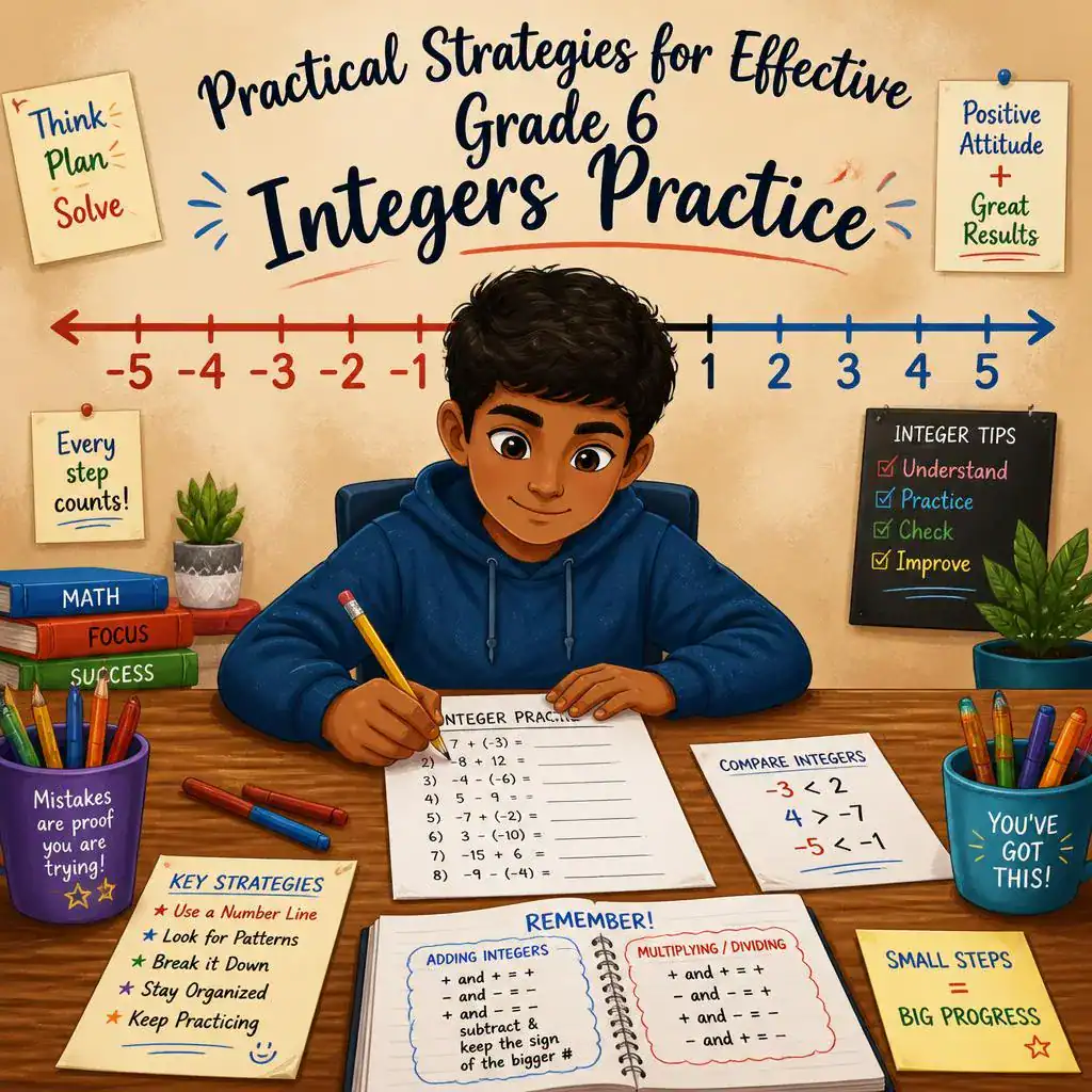 Practical Strategies for Effective Grade 6 Integers Practice