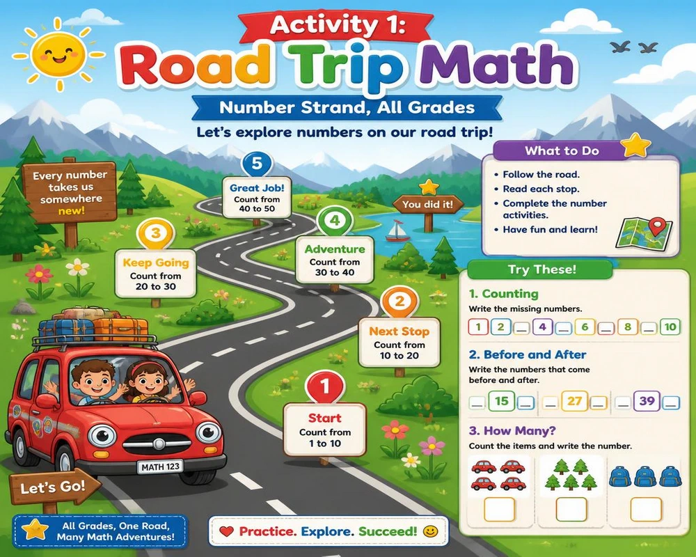 Activity 1: Road Trip Math (Number Strand, All Grades)