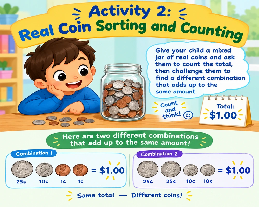 Activity 2: Real Coin Sorting and Counting