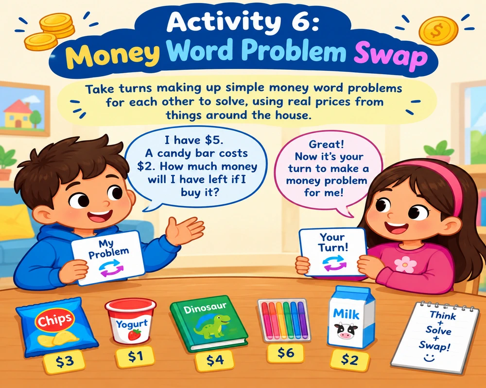 Activity 6: Money Word Problem Swap