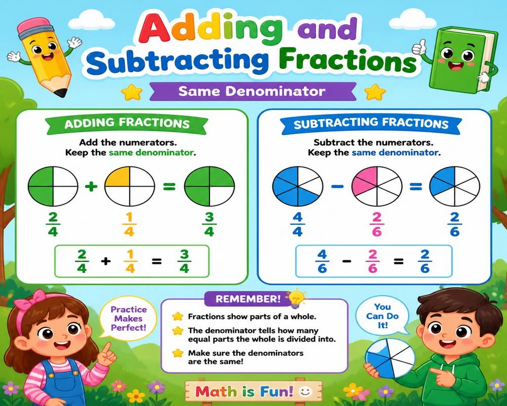 Adding and Subtracting Fractions
