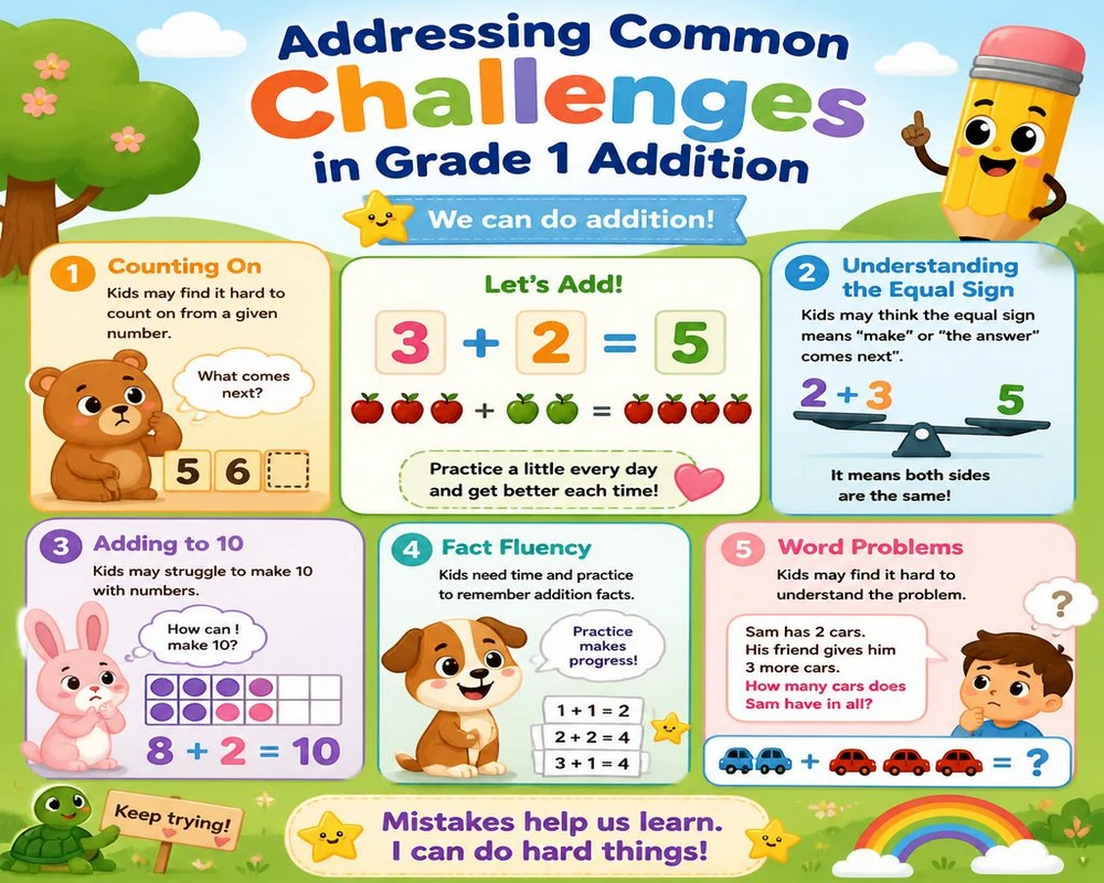 Addressing Common Challenges in Grade 1 Addition
