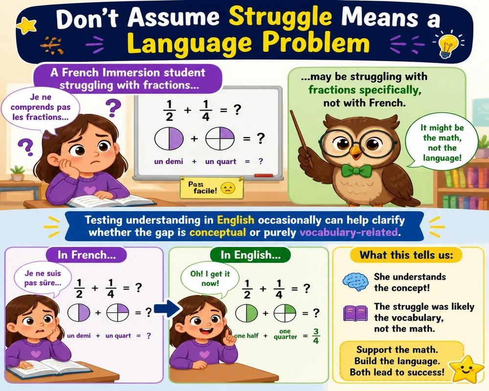 Don't Assume Struggle Means a Language Problem