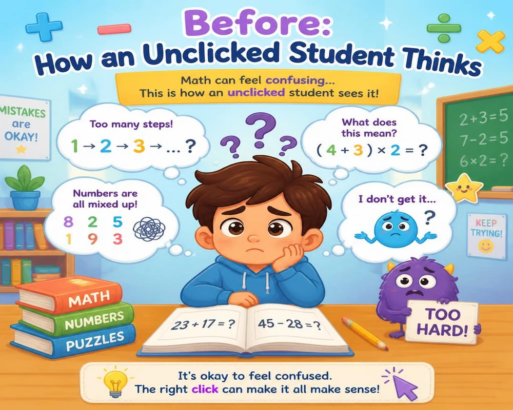 Before: How an Unclicked Student Thinks