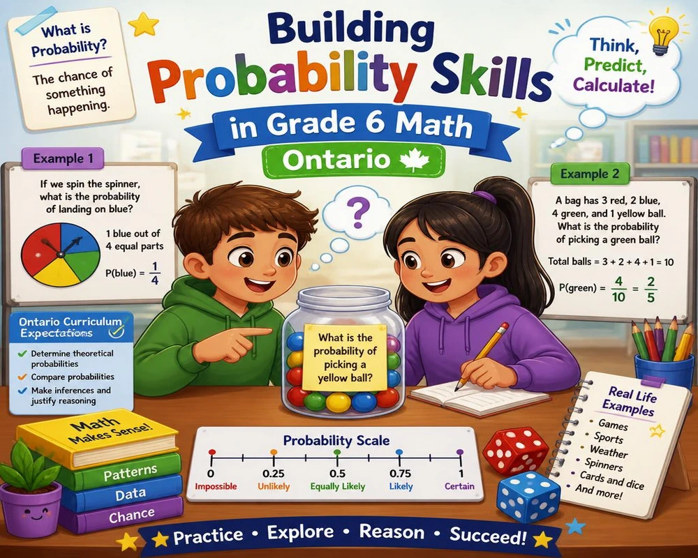 Building Probability Skills in Grade 6 Math Ontario
