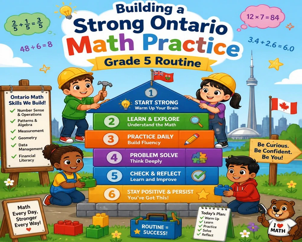 Building a Strong Ontario Math Practice Grade 5 Routine