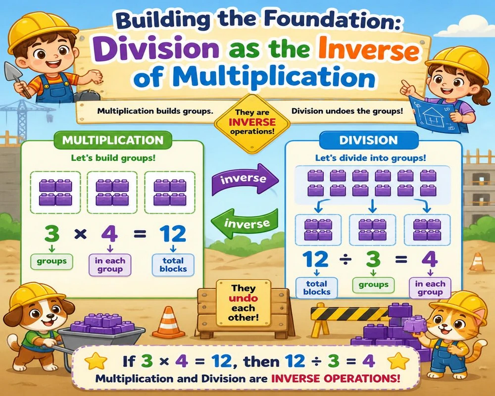 Building the Foundation: Division as the Inverse of Multiplication
