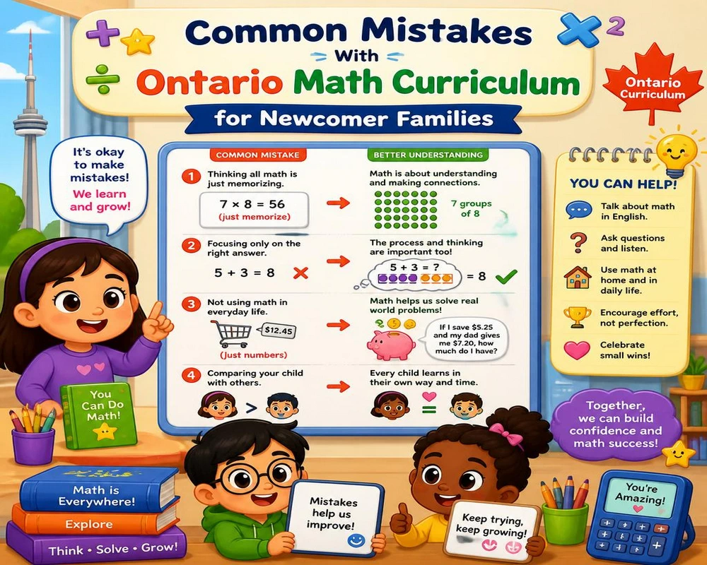 Common Mistakes With Ontario Math Curriculum for Newcomer Families