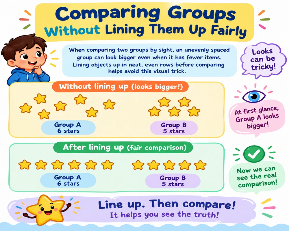 Comparing Groups Without Lining Them Up Fairly