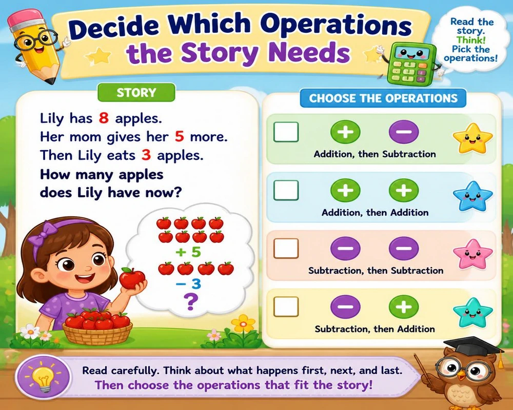 Decide Which Operations the Story Needs
