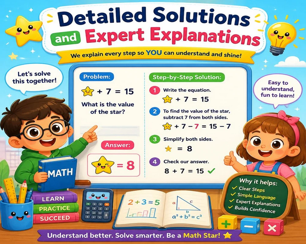 Detailed Solutions and Expert Explanations