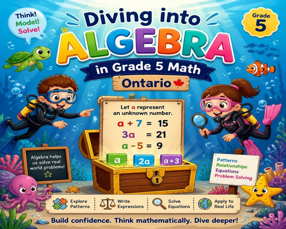 Diving into Algebra in Grade 5 Math Ontario