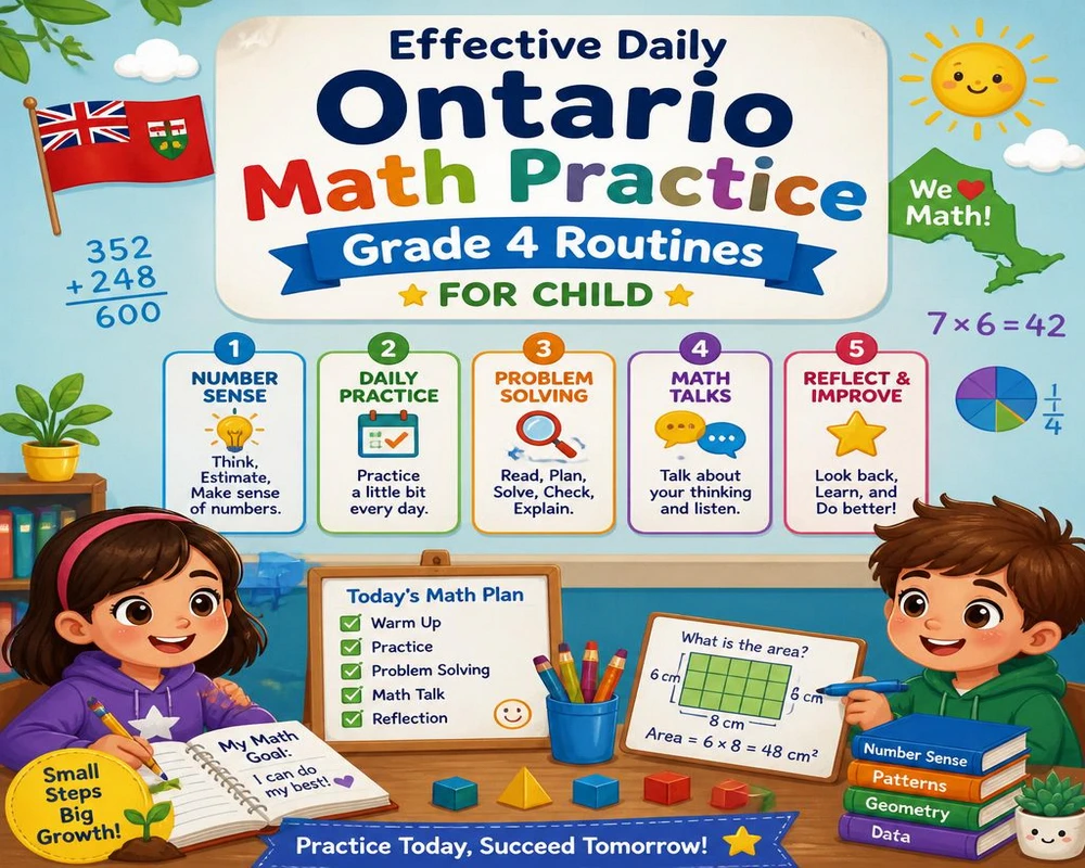 Effective Daily Ontario Math Practice Grade 4 Routines