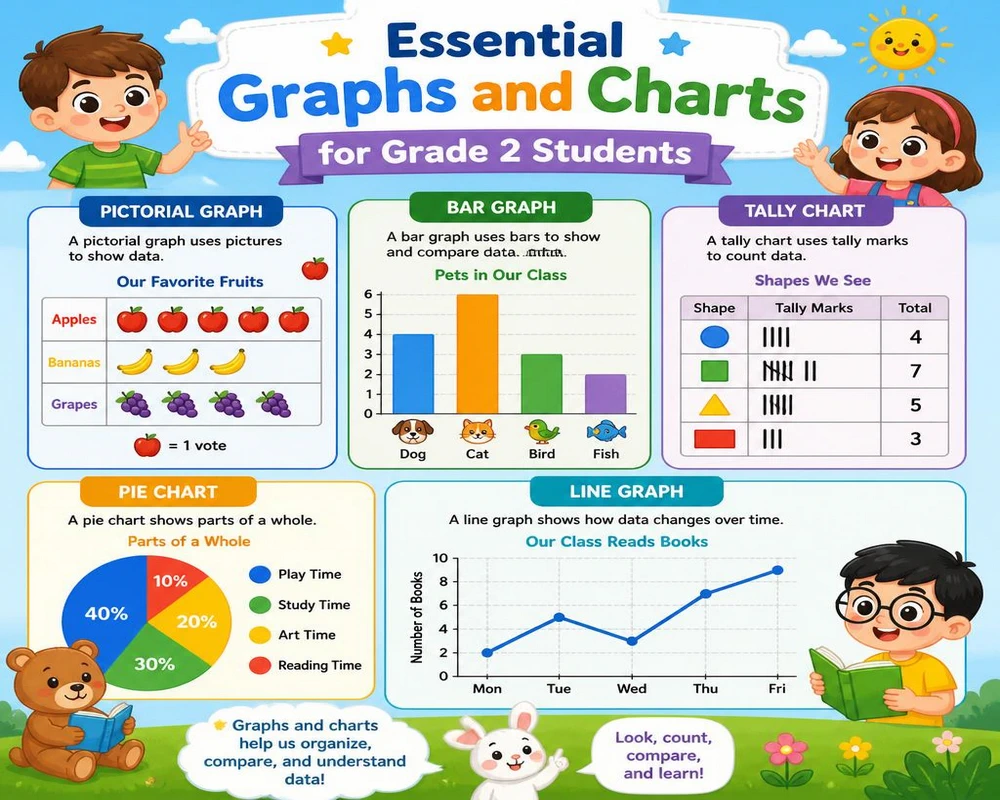 Essential Graphs and Charts for Grade 2 Students