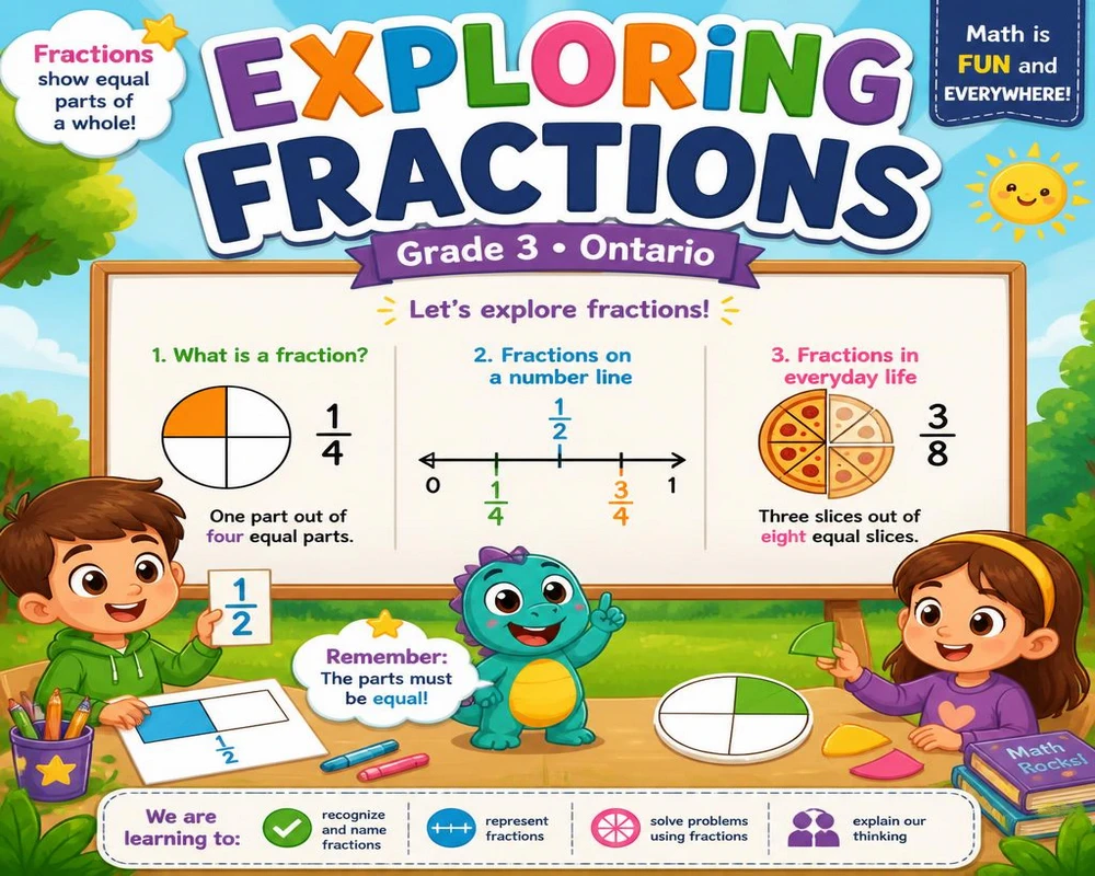 Exploring Fractions Grade 3 Ontario