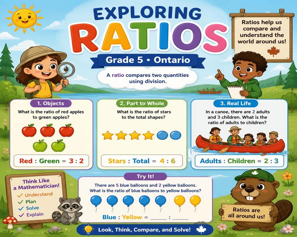Exploring Ratios Grade 5 Ontario