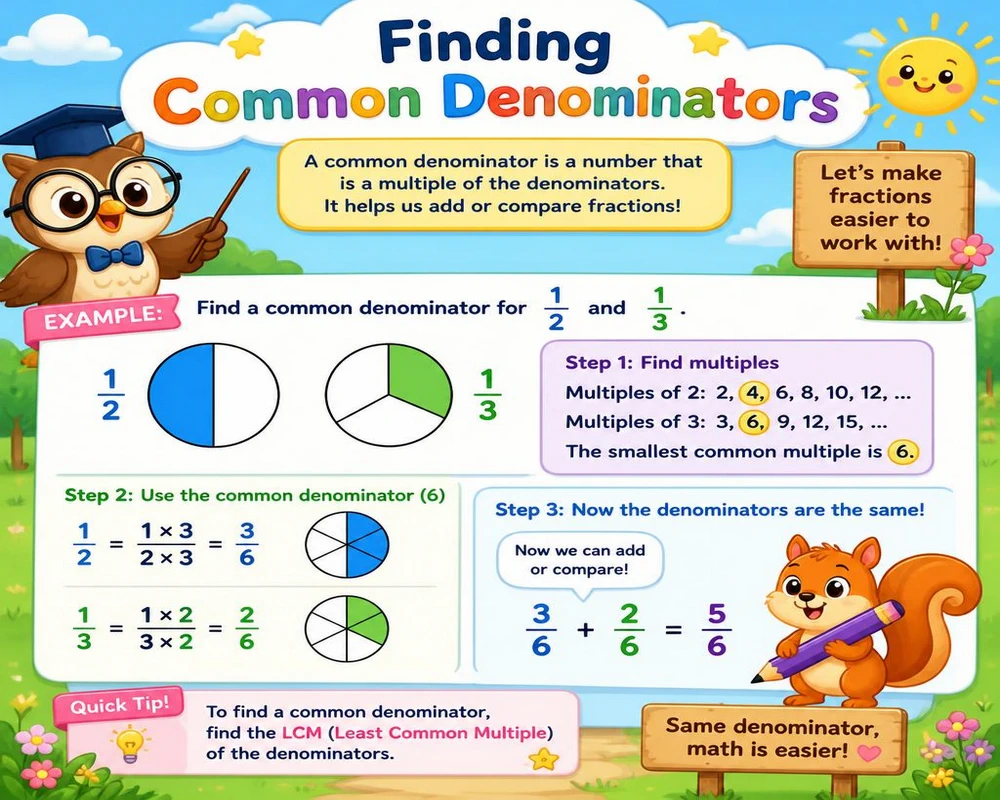 Finding Common Denominators