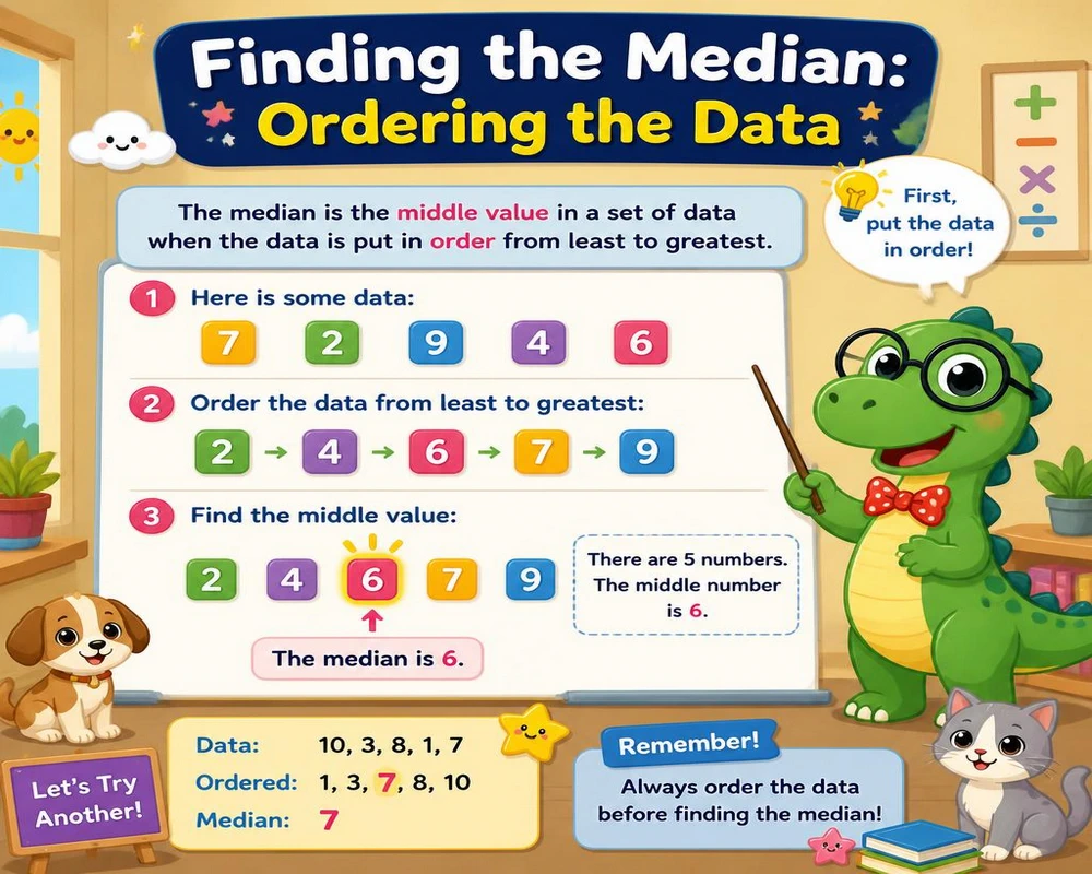 Finding the Median: Ordering the Data