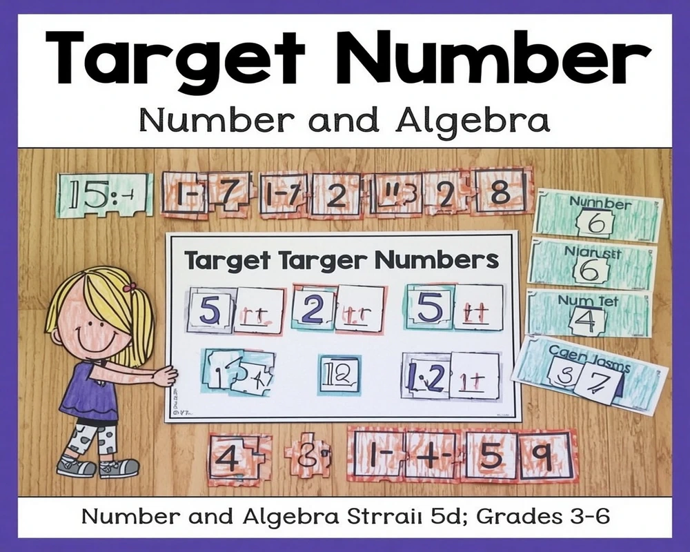 Game 2: Target Number (Number and Algebra Strands, Grades 3-6)