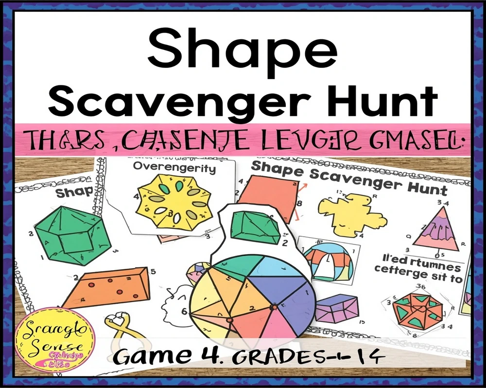 Game 4: Shape Scavenger Hunt (Spatial Sense Strand, Grades 1-4)