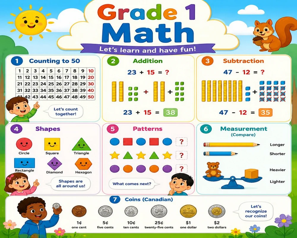 Grade 1 Math Curriculum