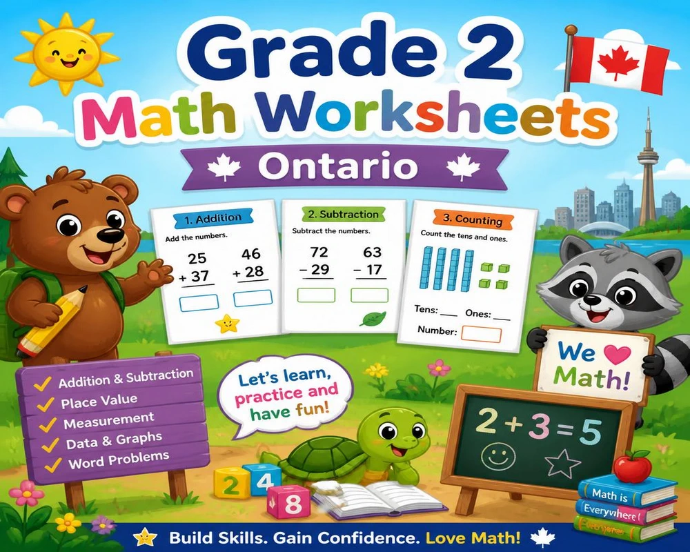 Grade 2 Math Worksheets Ontario