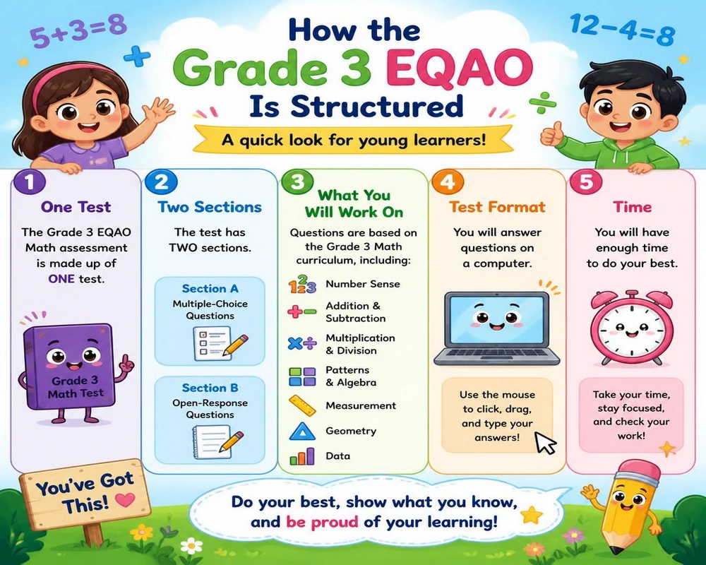 How the Grade 3 EQAO Is Structured