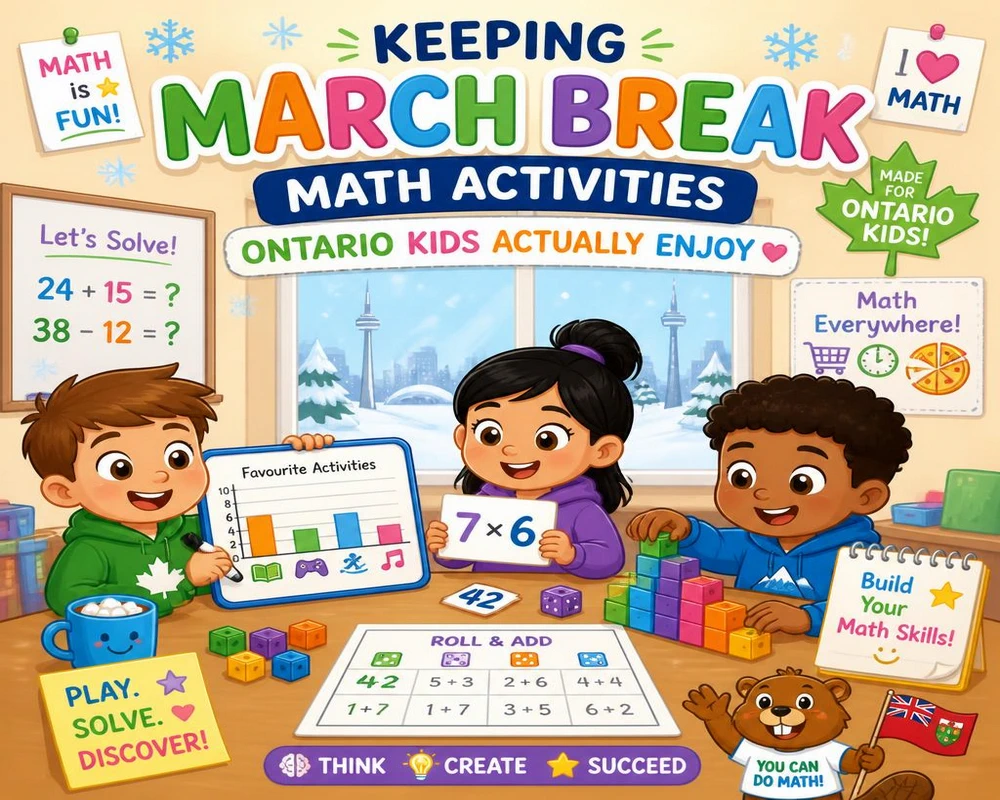 Keeping March Break Math Activities Ontario Kids Actually Enjoy