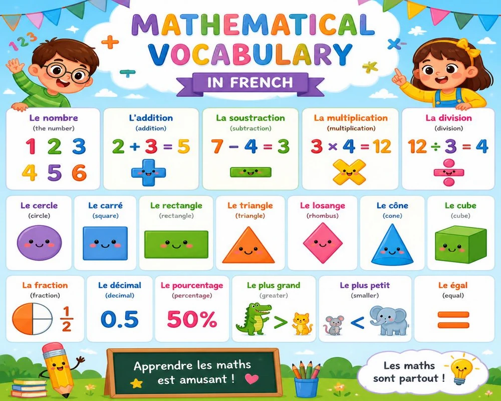 Mathematical Vocabulary in French