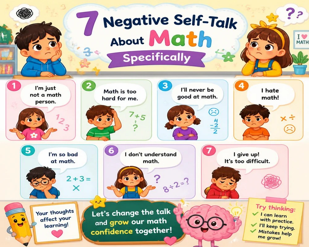 Negative Self-Talk About Math Specifically