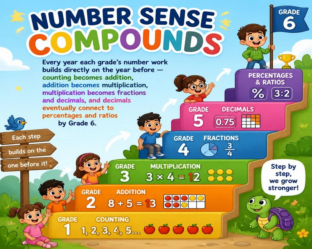 Number Sense Compounds Every Year