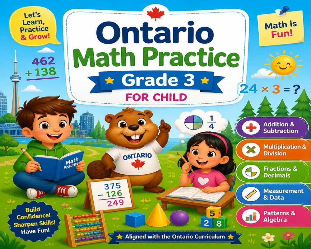 Ontario Math Practice Grade 3