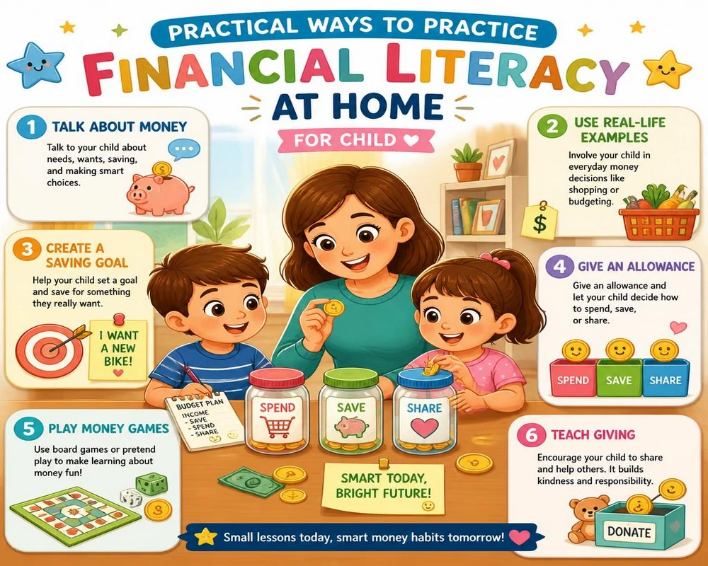 Practical Ways to Practice Financial Literacy at Home