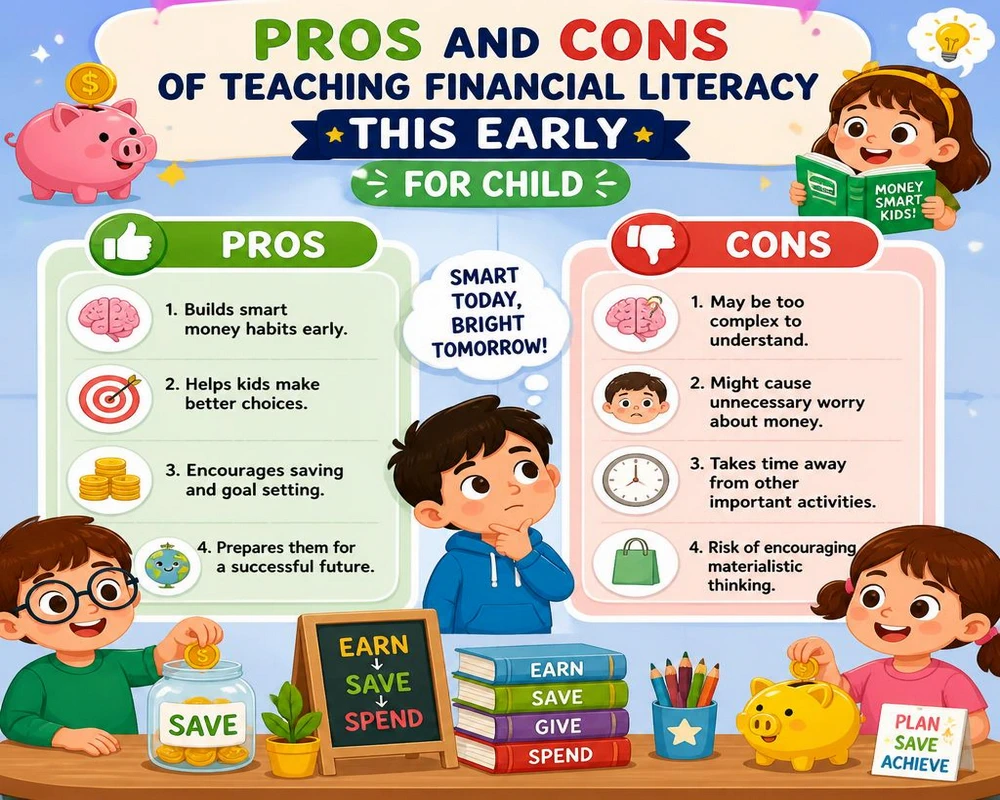 Pros and Cons of Teaching Financial Literacy This Early