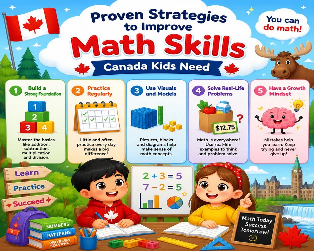 Proven Strategies to Improve Math Skills Canada Kids Need