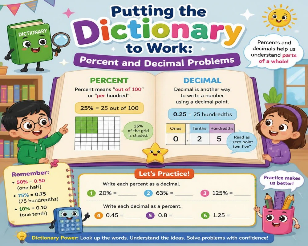 Putting the Dictionary to Work: Percent and Decimal Problems