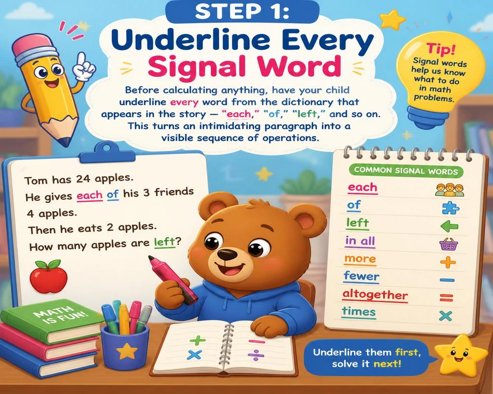 Step 1: Underline Every Signal Word