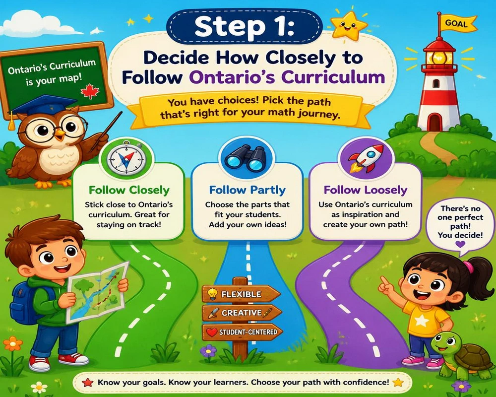 Step 1: Decide How Closely to Follow Ontario's Curriculum
