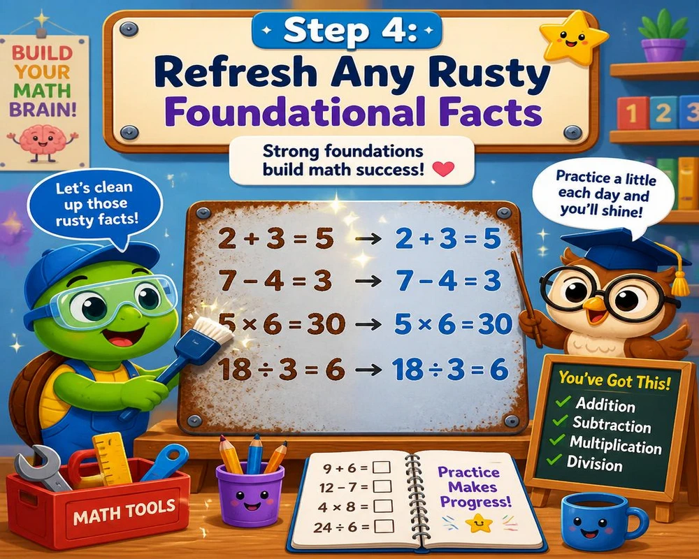 Step 4: Refresh Any Rusty Foundational Facts