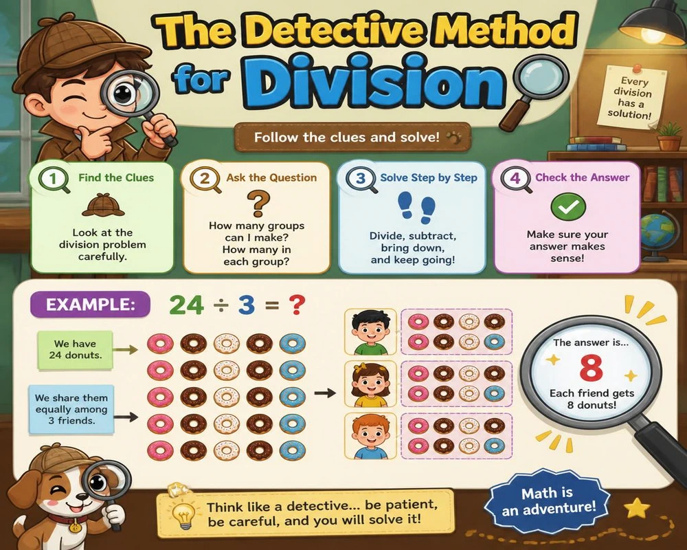 The Detective Method for Division