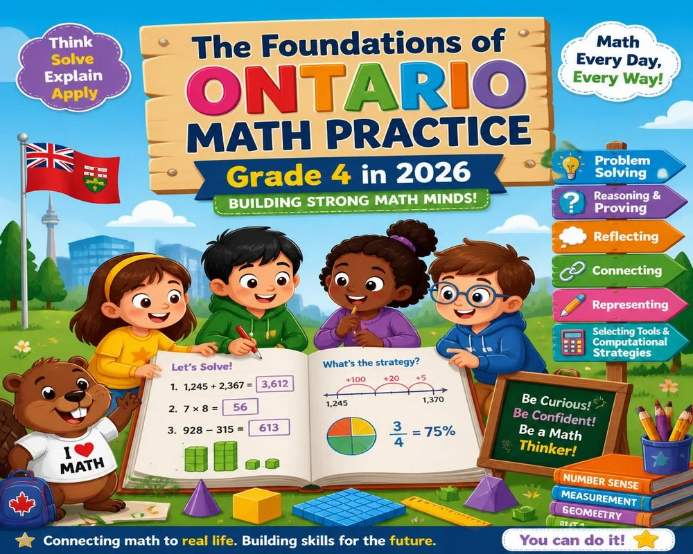 The Foundations of Ontario Math Practice Grade 4 in 2026
