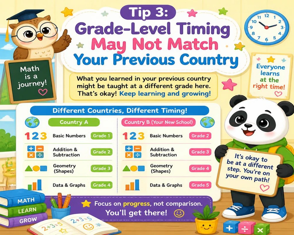 Tip 3: Grade-Level Timing May Not Match Your Previous Country
