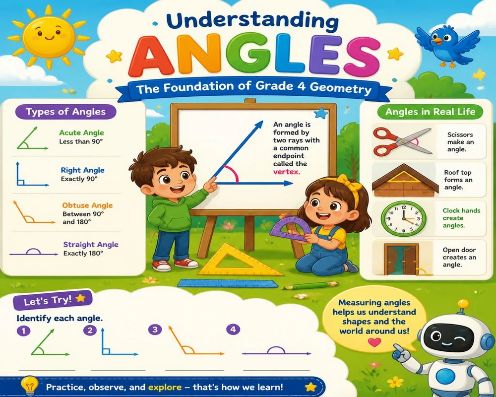 Understanding Angles: The Foundation of Grade 4 Geometry