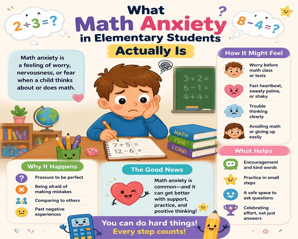 What Math Anxiety in Elementary Students Actually Is