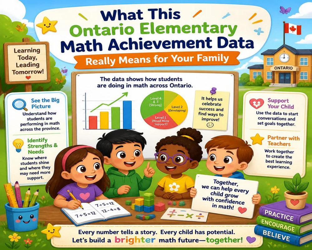 What This Ontario Elementary Math Achievement Data Really Means for Your Family