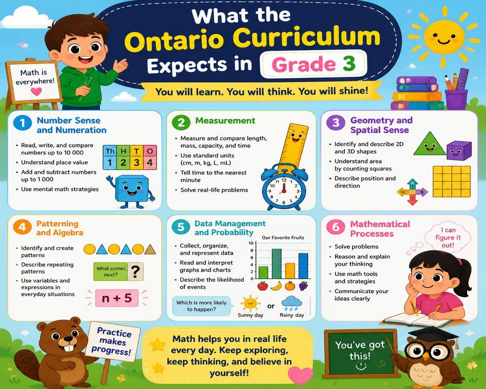 What the Ontario Curriculum Expects in Grade 3