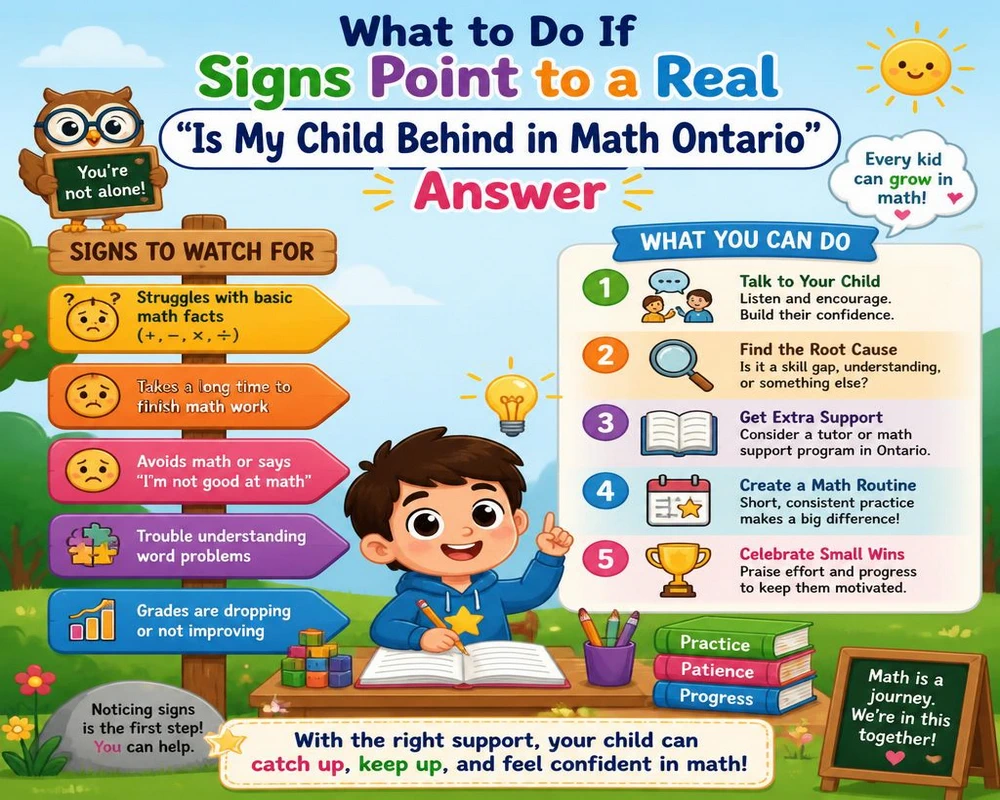 What to Do If Signs Point to a Real "Is My Child Behind in Math Ontario" Answer