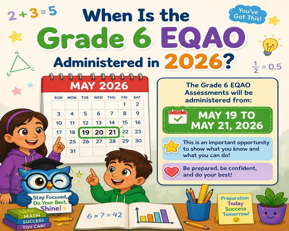 When Is the Grade 6 EQAO Administered in 2026?
