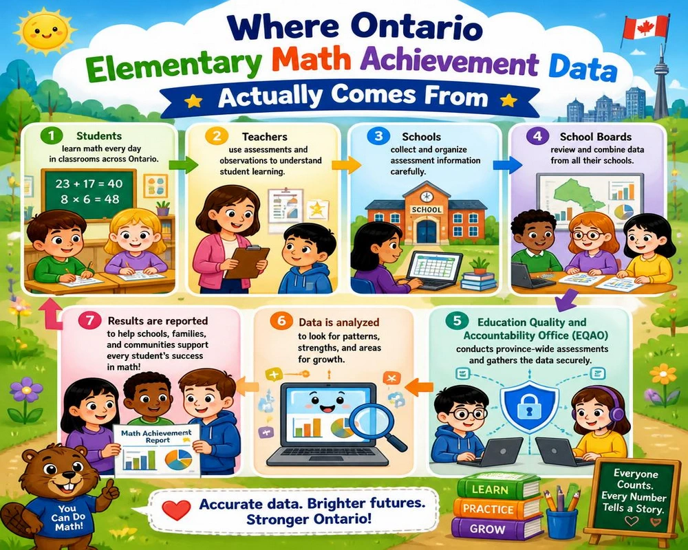 Where Ontario Elementary Math Achievement Data Actually Comes From